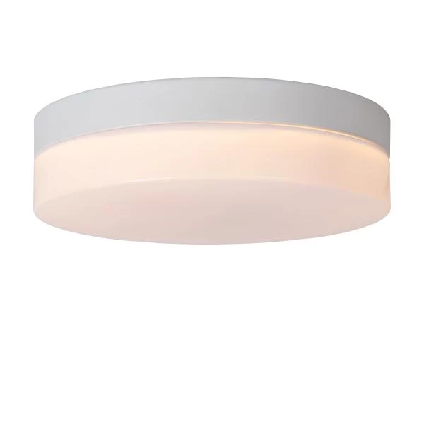 Lucide BISKIT - Plafonnière Badkamer - Ø 23 cm - LED - 1x12W 2700K - IP44 - Beweging & dag/nacht sensor - Wit - detail 1